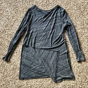 Long-Sleeve Tunic with Side Slits